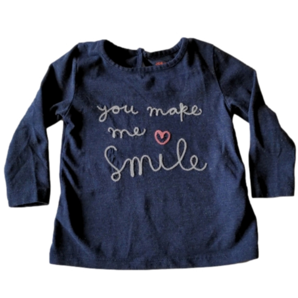 You Make Me Smile Long Sleeved Shirt * 6-12M